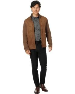 Johnston & Murphy Suede Full Zip | Sweaters -Shoezy Wear 61XRWfBOWBL. AC SR736920