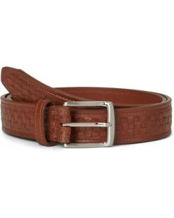 Johnston & Murphy Woven Center Lace Belt | Belts