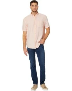 Johnston & Murphy Short Sleeve Antique Dyed Shirt | Shirts & Tops -Shoezy Wear 61eLy8YJvFL. AC SR736920