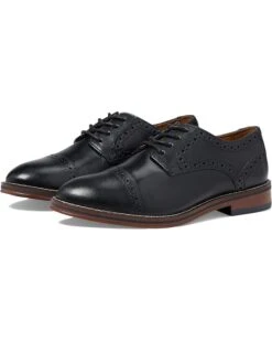 Johnston & Murphy Kids Conard Cap Toe (Toddler/Little Kid) | Oxfords