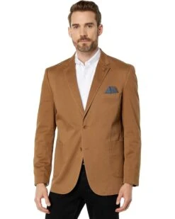 Johnston & Murphy Washed Cotton Blazer | Coats & Outerwear