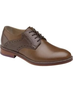 Johnston & Murphy Kids Conard Saddle (Little Kid/Big Kid) | Oxfords