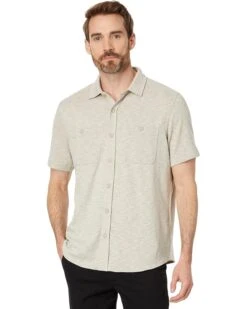 Johnston & Murphy Short Sleeve Double Pocket Knit Shirt | Shirts & Tops -Shoezy Wear 71HENZJwpKL. AC SR736920