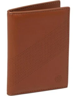 Johnston & Murphy Richmond Perforated Bifold Card Case | Wallets