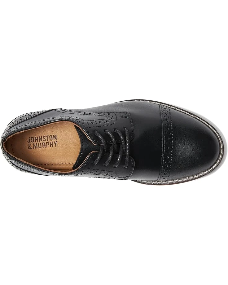 Johnston & Murphy Kids Conard Cap Toe (Toddler/Little Kid) | Oxfords 4 Johnston & Murphy Kids Conard Cap Toe (Toddler/Little Kid) | Oxfords - Image 2