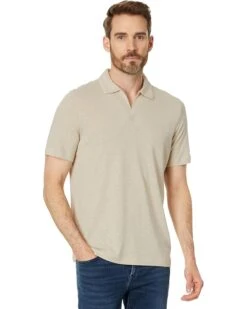 Johnston & Murphy Linen V-Neck Polo | Shirts & Tops -Shoezy Wear 71XJbruxC5L. AC SR736920