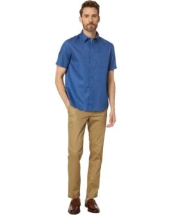 Johnston & Murphy Short Sleeve Linked Flower Textured Printed Shirt | Shirts & Tops -Shoezy Wear 71h0Sqyl6dL. AC SR736920