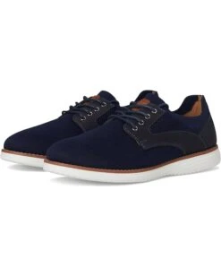 Johnston & Murphy Kids Upton Knit Plain Toe (Little Kid/Big Kid) | Oxfords