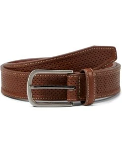 Johnston & Murphy Perfed Leather Belt | Belts