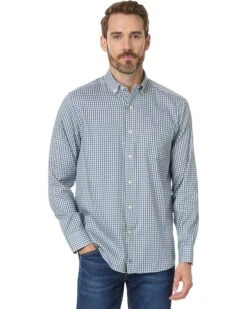 Johnston & Murphy Xc4 Outlined Grid Shirt | Shirts & Tops