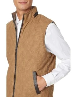 Johnston & Murphy Reversible Vest | Coats & Outerwear -Shoezy Wear 81mRFzsCSlL. AC SR736920