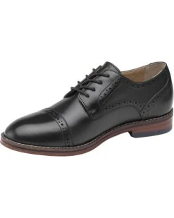 Johnston & Murphy Kids Conard Cap Toe (Little Kid/Big Kid) | Oxfords