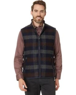 Johnston & Murphy Plaid And Sherpa Vest | Coats & Outerwear