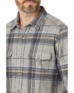 Johnston & Murphy Brushed Large Plaid Button Front Knit | Shirts & Tops -Shoezy Wear 91FEdZu2jDL. AC SR736920